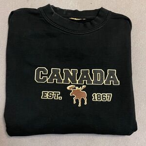 Black Canada Crewneck